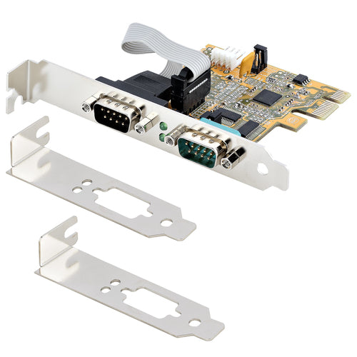 2 PORT PCI EXPRESS RS232 SERIAL ADAPTER CARD PCIE TO SERIAL DB9