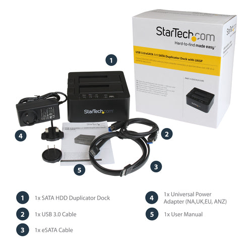ESATA DOCK HARD DRIVE CLONER HDD SSD DUPLICATOR DOCKING STATION