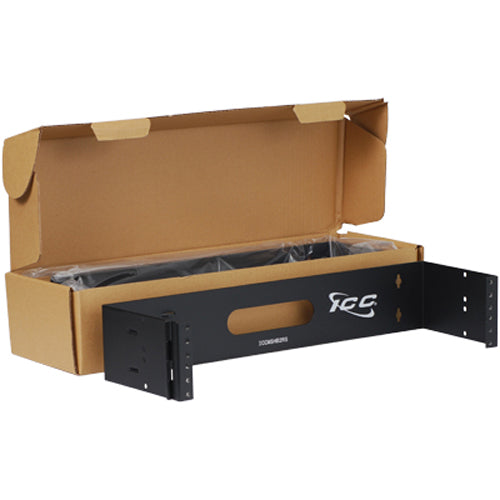 BRACKET- WALL MOUNT HINGED- 2U- 2 PACK