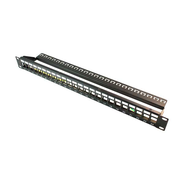 24 PORT BLANK PATCH PANEL 1U