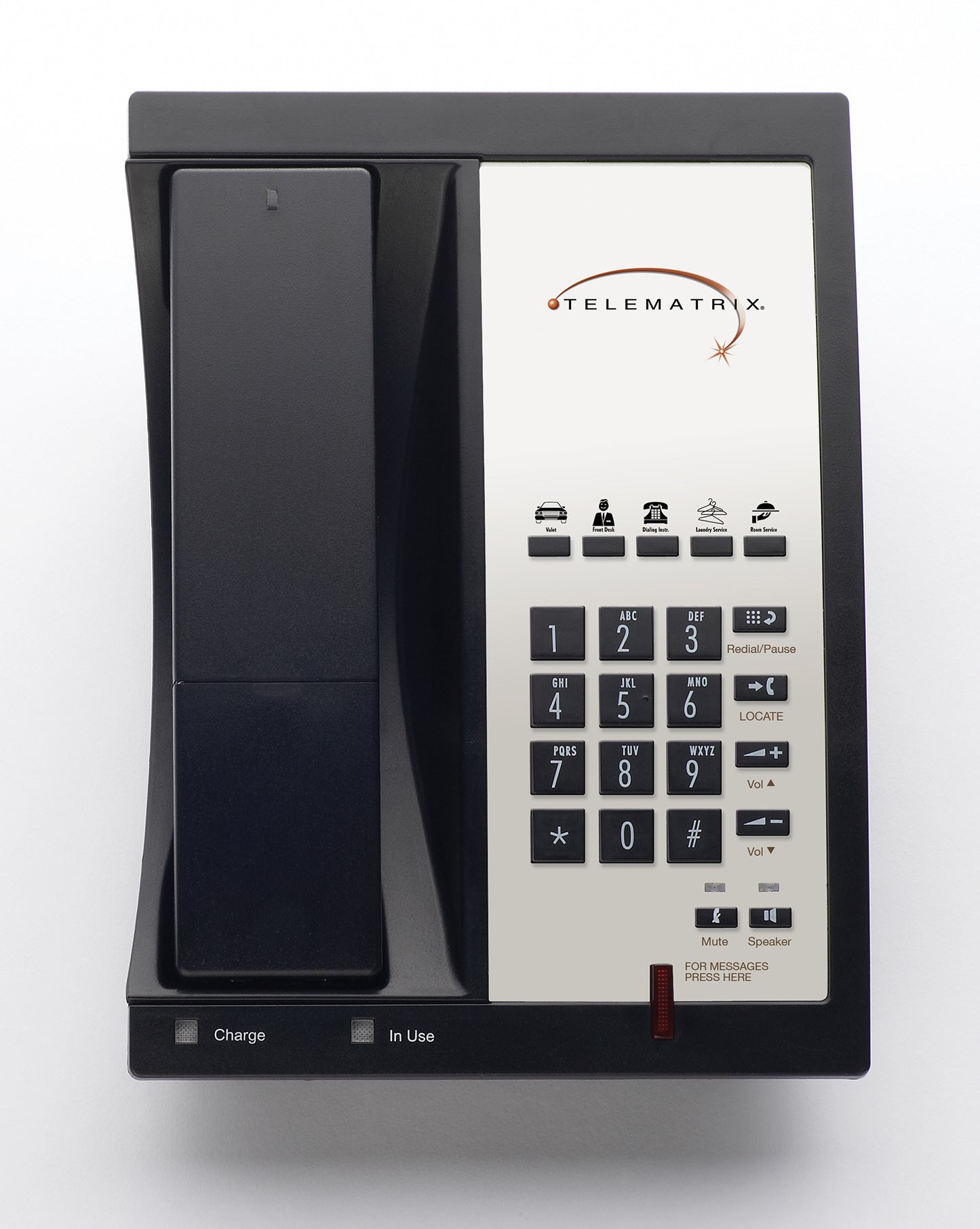 TeleMatrix 9600MWD5 DECT 6.0 Black