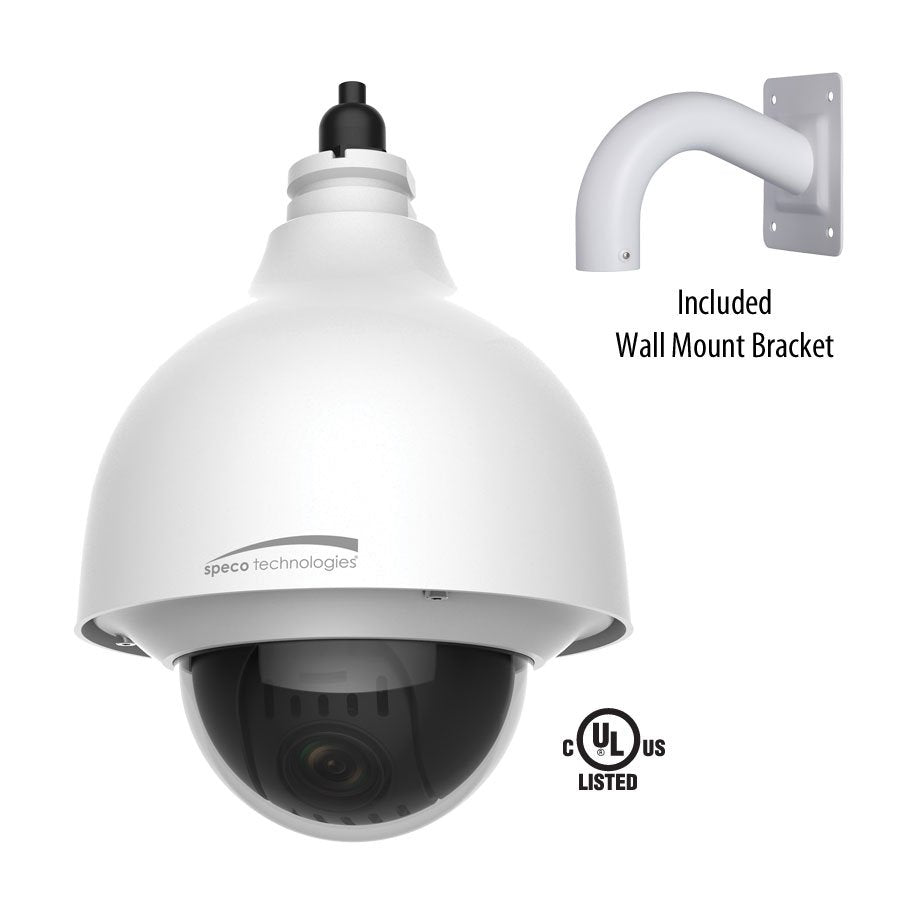 2MP 12x Indoor/Outdoor IP PTZ Camera- Wh