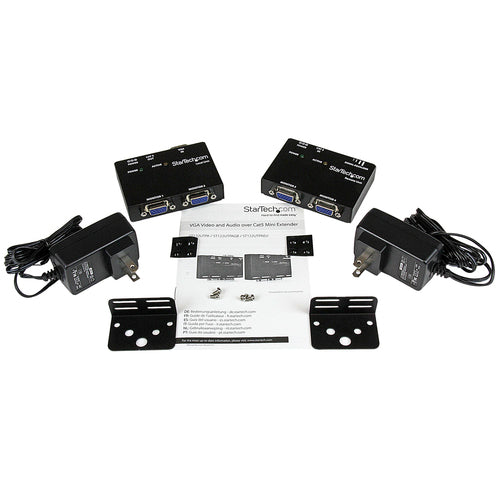 VGA VIDEO EXTENDER OVER CAT5 (ST121 SERIES)