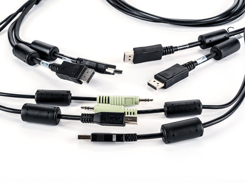 6FT CABLE ASSY 2-DISPLAYPORT/1-USB/1-AUDIO