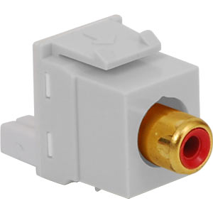 MODULE- RCA IDC- RED INSERT- WHITE