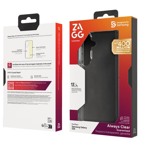 ZAGG CRYSTAL PALACE PHONE CASE FOR SAMSUNG GALAXY S26