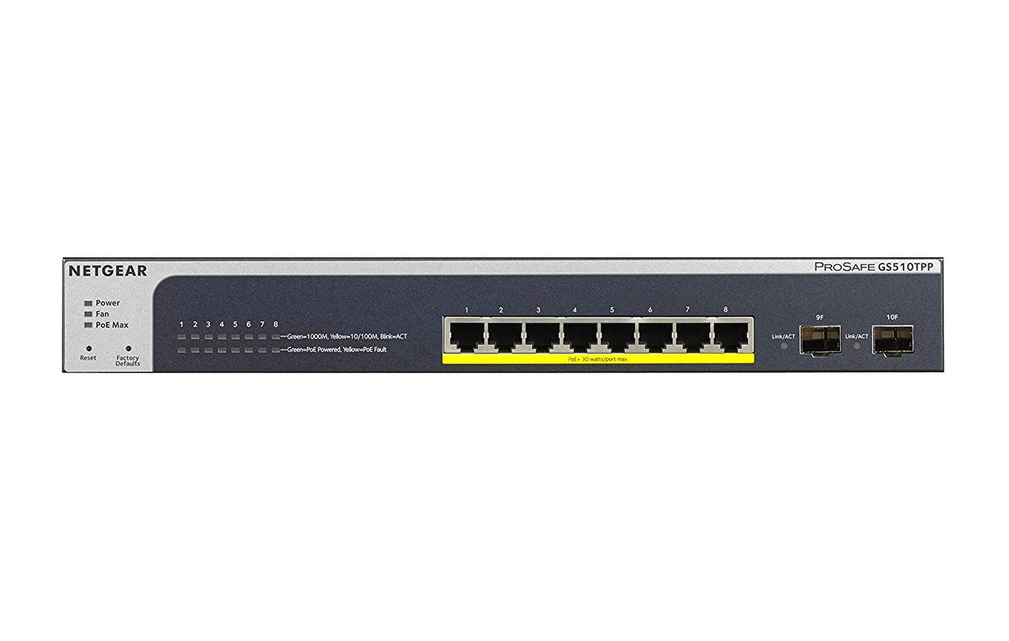 8-Port Gigabit PoE+ Smart Managed Switch