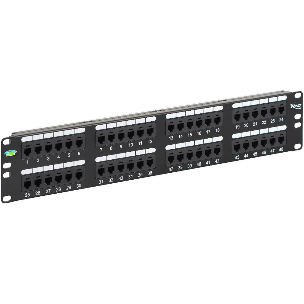 Patch Panel 48PT USOC 6P6C 2RMS H