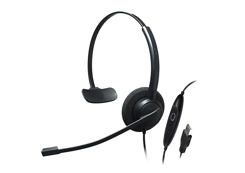 Single Ear- Noise Cancelling USB Headset