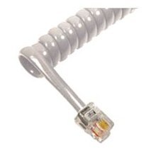 GCHA444012-FPG 12' PEARL GY Handset Cord