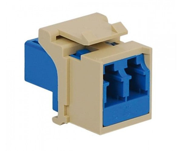 MODULE- FIBER OPTIC- LC- DUPLEX- IVORY