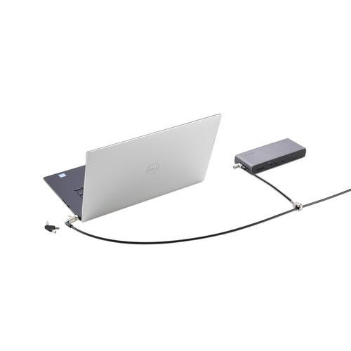 SLIM N17 2.0 KEYED DUAL HEAD LAPTOP LOCK FOR WEDGE-SHAPED SLOTS