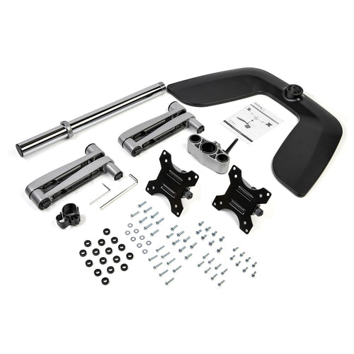 DUAL MONITOR STAND DESK MOUNT ERGONOMIC VESA MOUNT DISPLAY STAND