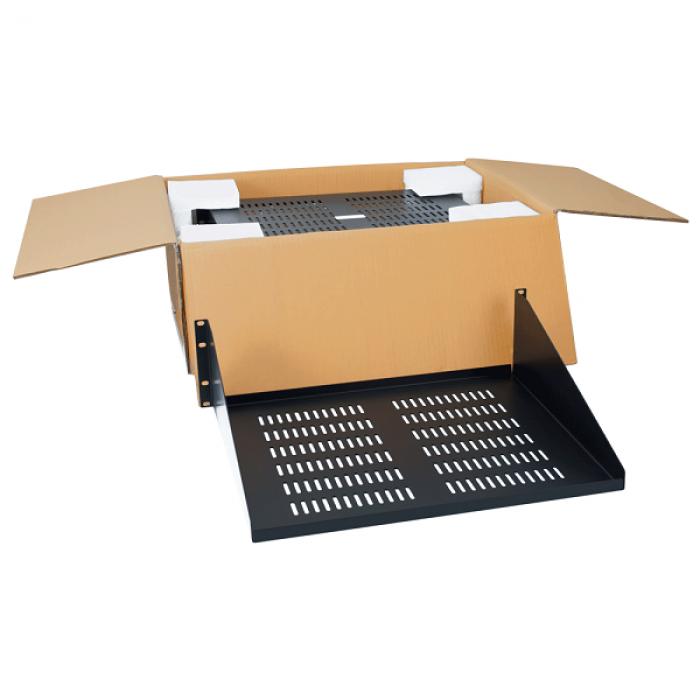 RACK SHELF- 15in SINGLE VENTED-3RMS- 2PK