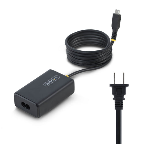 65W USB-C LAPTOP CHARGER - 5FT USB-C TETHERED CABLE