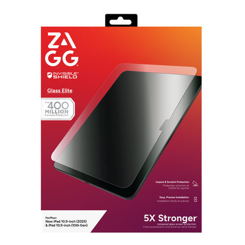 ZAGG GLASS ELITE SCREEN PROTECT FOR IPAD (A16/10TH GEN) (200118468)