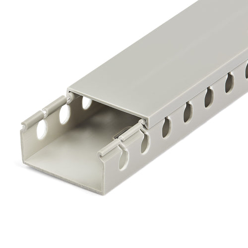 SLOTTED CABLE RACEWAY W/ COVER OPEN SLOT CABLE MANAGEMENT DUCT