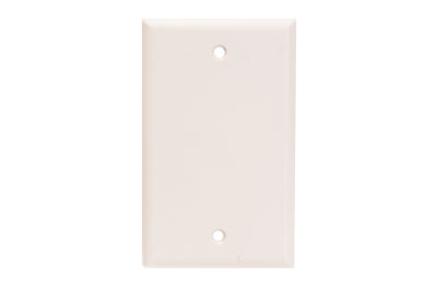 Flush Wall Plate Blank - Almond