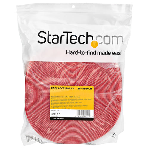 100FT HOOK AND LOOP TAPE ROLL REUSABLE CABLE MANAGEMENT STRAPS