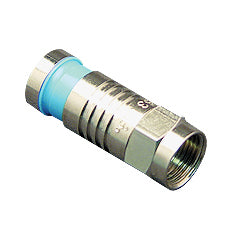 CONNECTOR- F-TYPE- RG6Q- 100PK