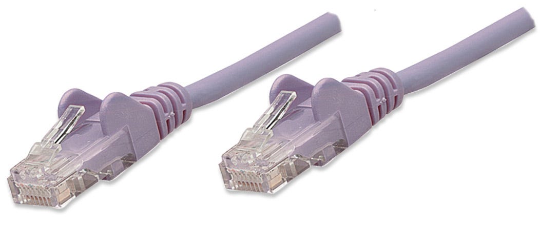 CAT6e BOOT PATCH CORD 7 FT PURPLE