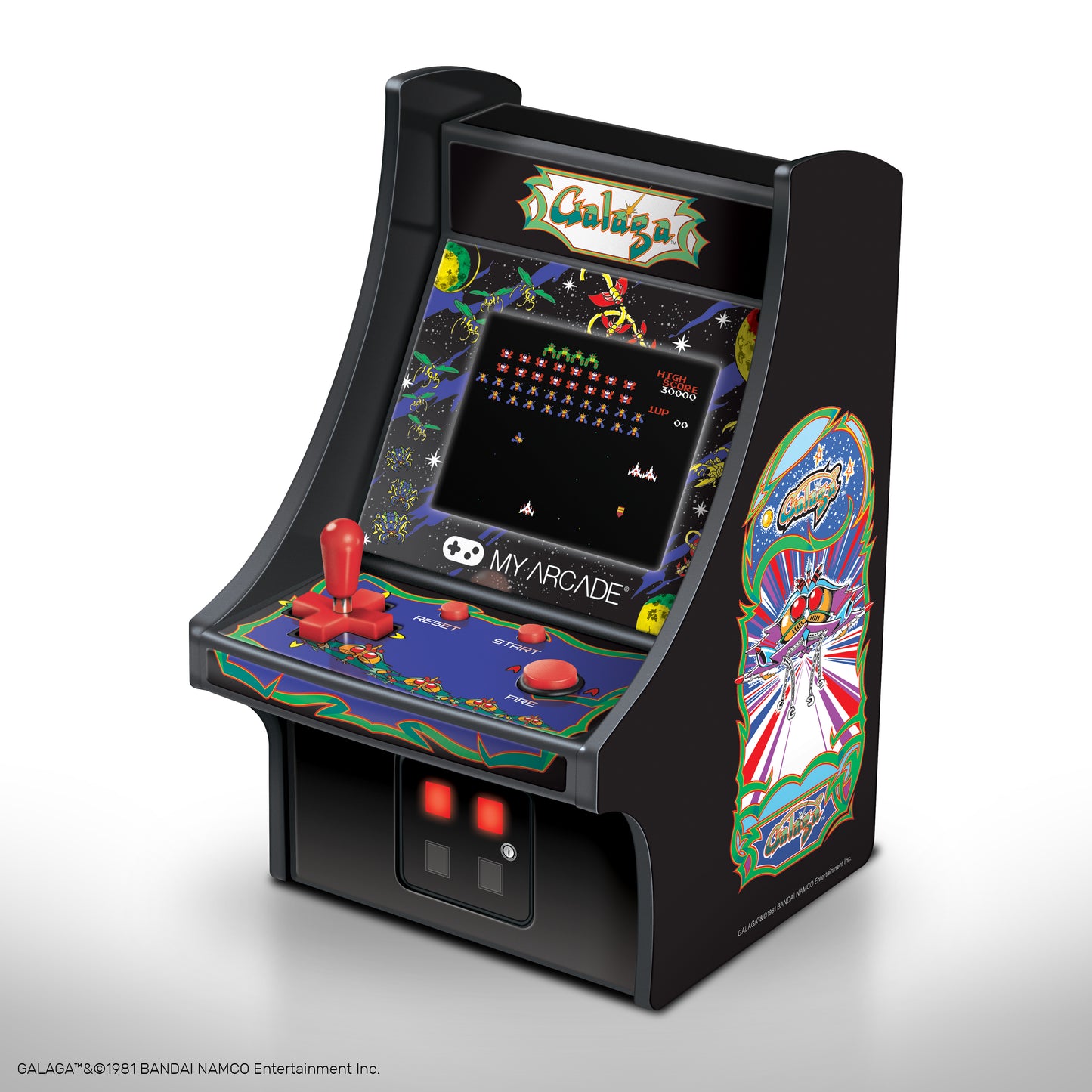 6i COLLECTIBLE RETRO GALAGA MICRO PLYER