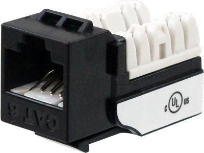 CAT6 JACK BLACK 25 PACK