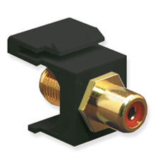 MODULE- RCA F-TYPE- RED INSERT- BLACK