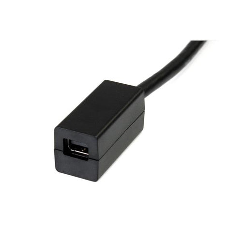 DISPLAYPORT TO MINI DISPLAYPORT CABLE ADAPTER DP TO MDP SHORT CORD (DP2MDPMF6IN)