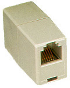 MODULAR COUPLER VOICE 8P8C KEYED PIN 1-1
