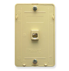 Wall Plate IDC 6P6C IVORY