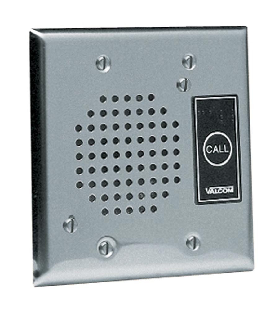 Doorplate Spkr- Flush w/LED (Stainless)