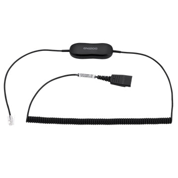 JABRA GN1218 AC 2M COILED ATTENUATION CORD (88011-102)