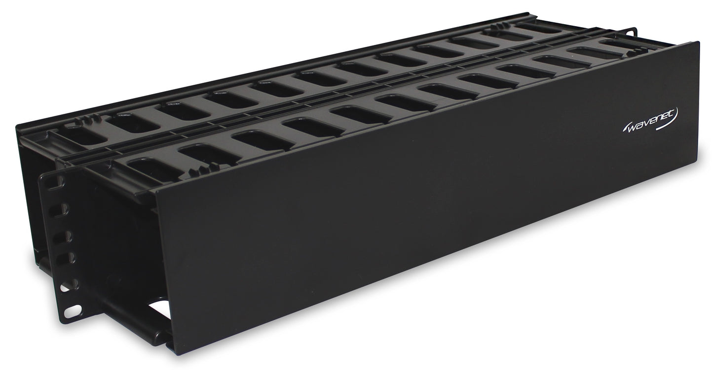 HORIZONTAL CABLE MGR 2U DOUBLE SIDE