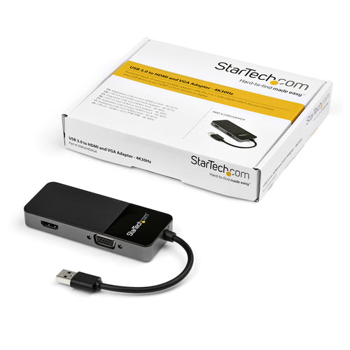 USB 3.0 TO HDMI AND VGA ADAPTER 4K EXTERNAL CONVERTER DONGLE