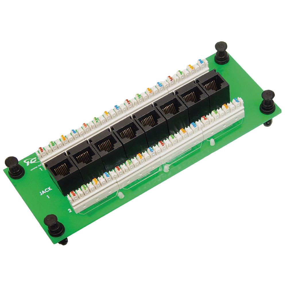 COMPACT MODULE- CAT 6 DATA- 8-PORT