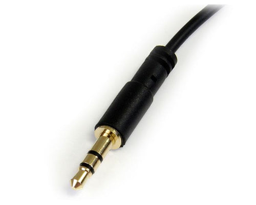 6FT M/M RIGHT ANGLE STEREO AUDIO CABLE 3.5MM TO STRAIGHT PLUG