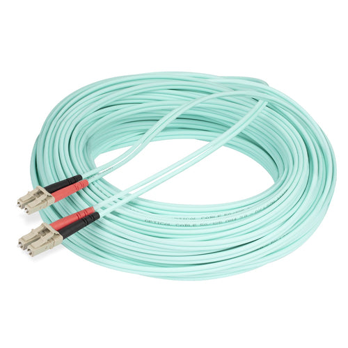 20M MULTIMODE FIBER OPTIC CABLE OM4 LC/LC 50/125 LSZH FIBER CABLE