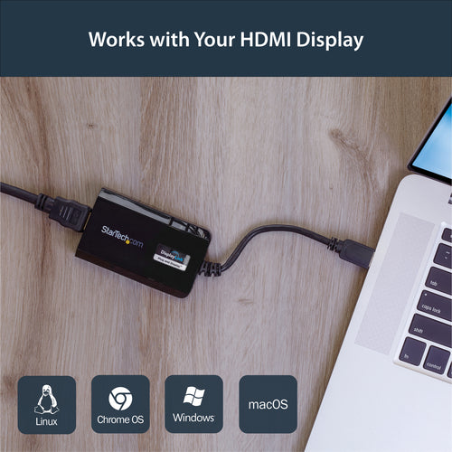 USB TO HDMI ADAPTER EXTERNAL DISPLAY VIDEO CONVERTER DONGLE