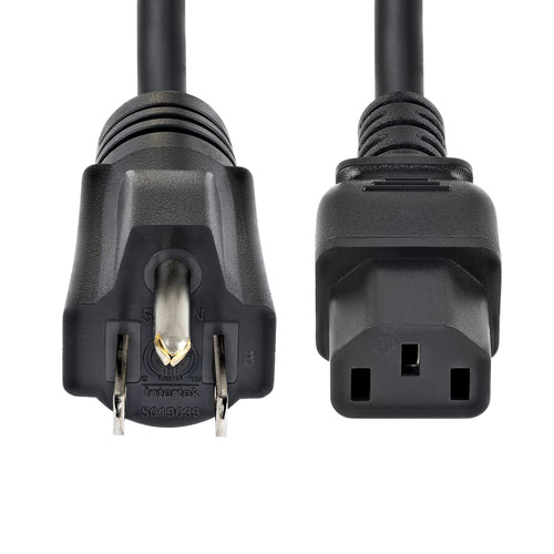6FT COMPUTER POWER CORD TAA NEMA 5-15P TO LOCKING C13 125V 10A