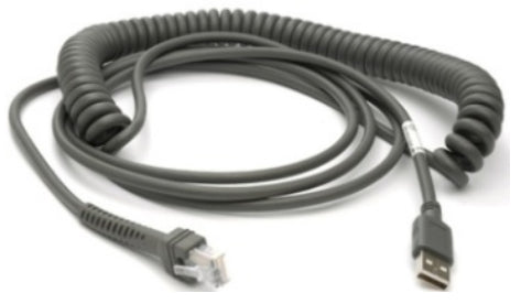 15FT CABLE SHIELDED USB SERIESA CONNECTOR COILED (CBA-U29-C15ZBR)