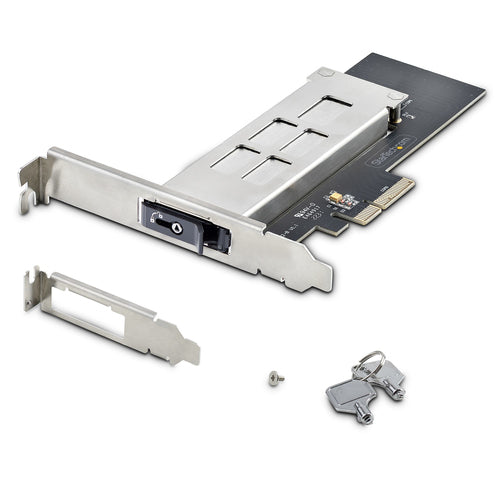 M.2 NVME SSD TO PCIE X4 SLOT - HOT SWAP MOBILE RACK/BACKPLANE