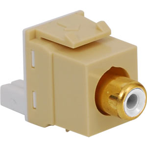 MODULE- RCA IDC- WHITE INSERT- IVORY