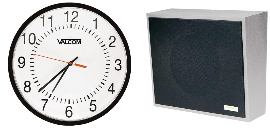 IP CLK/SPK WALL ANALOG 12in IC