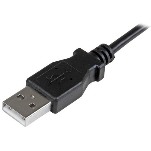 RIGHT ANGLE MICRO USB CABLE 1.5FT USB TO MICRO B CHARGING CORD