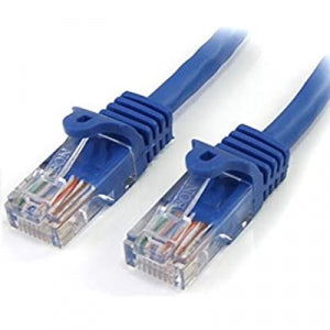 CAT6 PATCH CORD BOOTED 2' BLUE