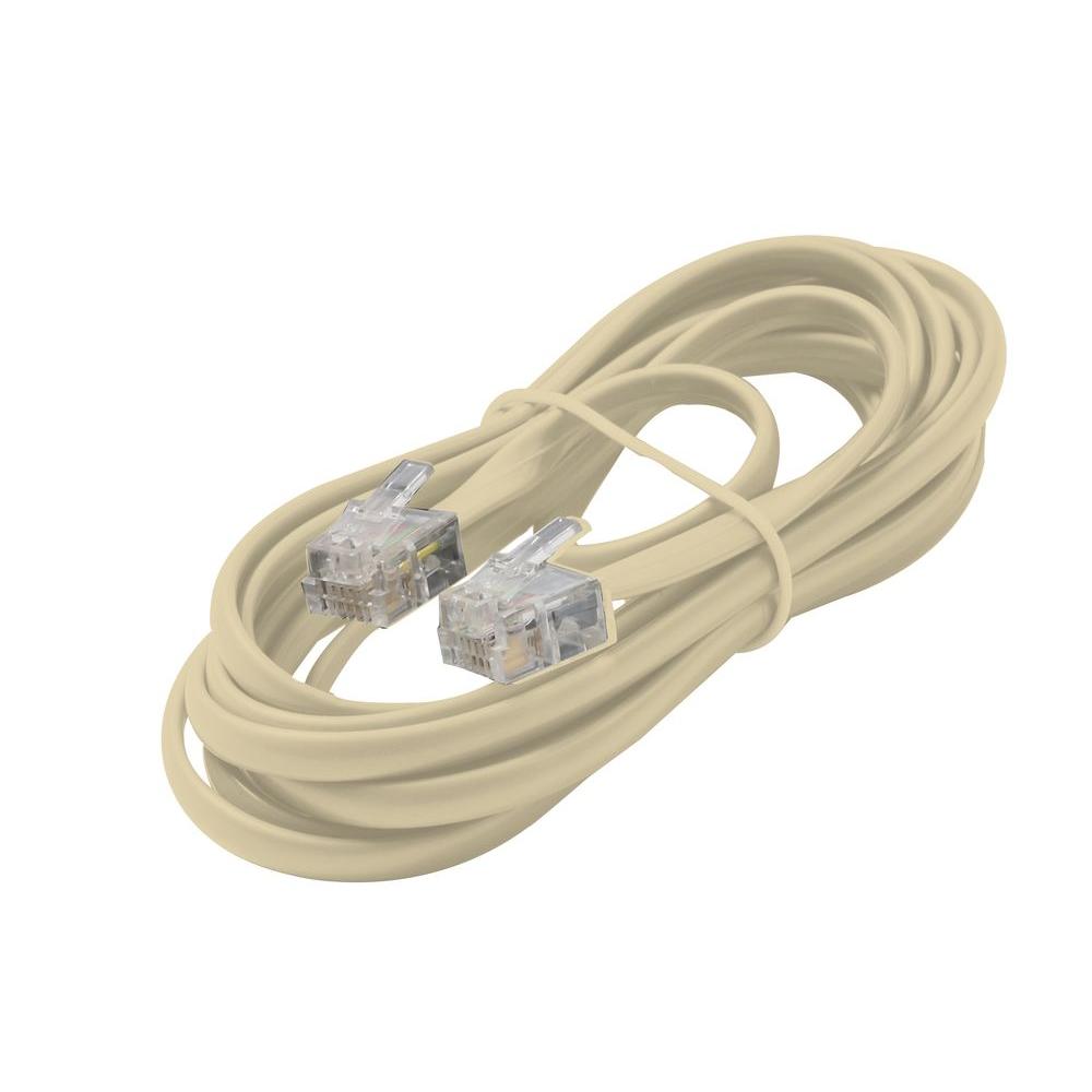 4C 7' Ivory Modular Line Cord