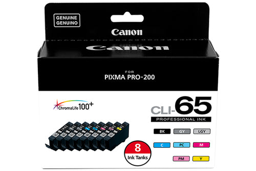 CLI-65 EIGHT CLR INK TANK PACK