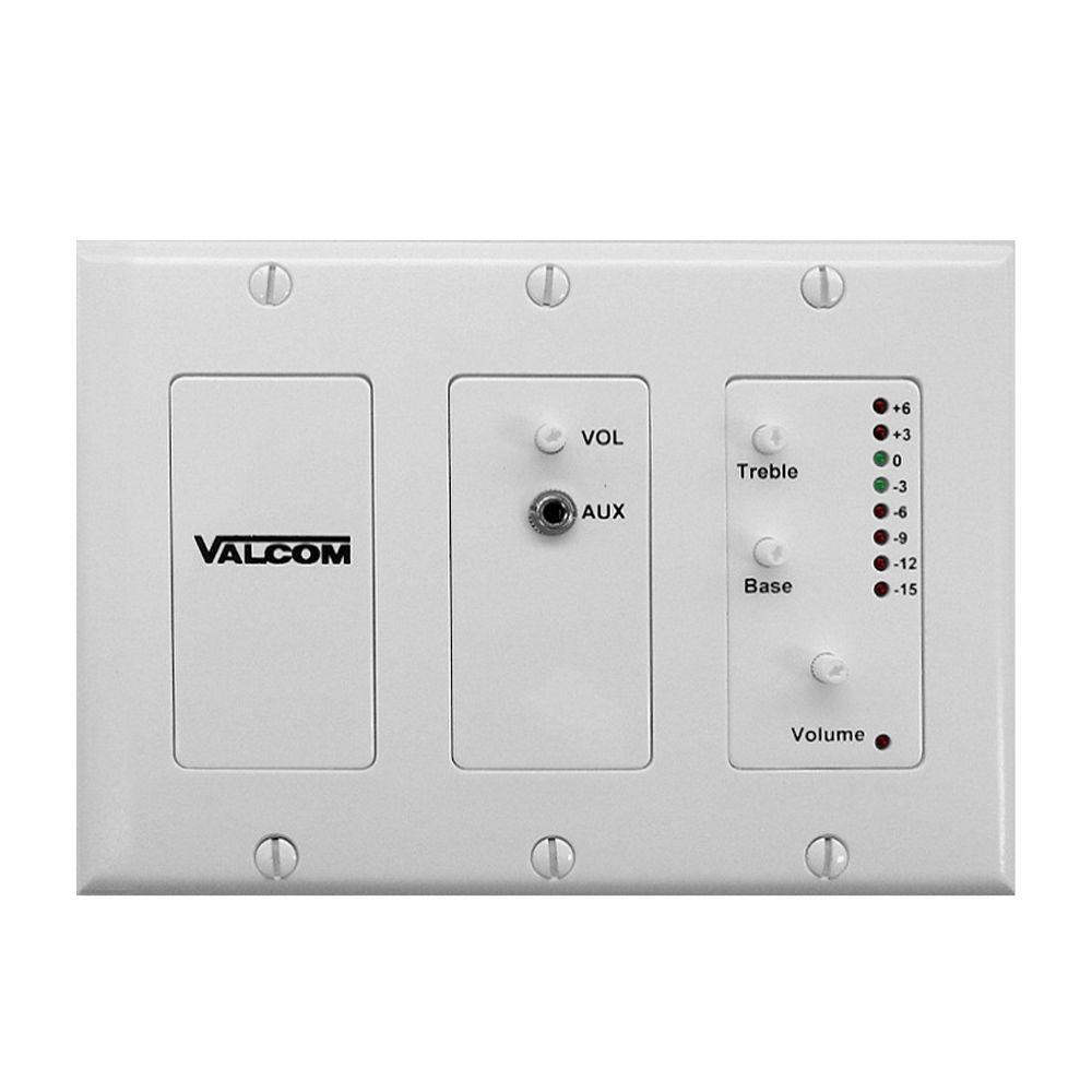 In-wall audio mixer
