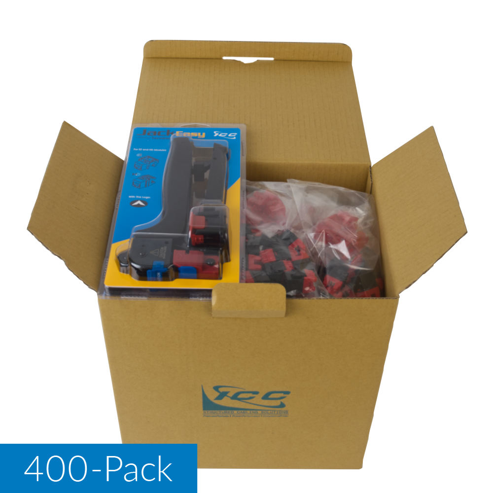 MODULE CAT6 HD 400 PK NO JACKEZ BK